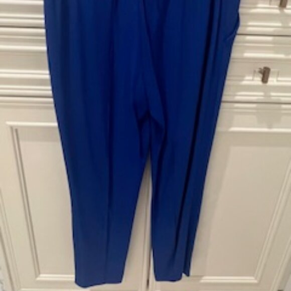 Escada Size 34 Royal Blue Trousers - Picture 2 of 4